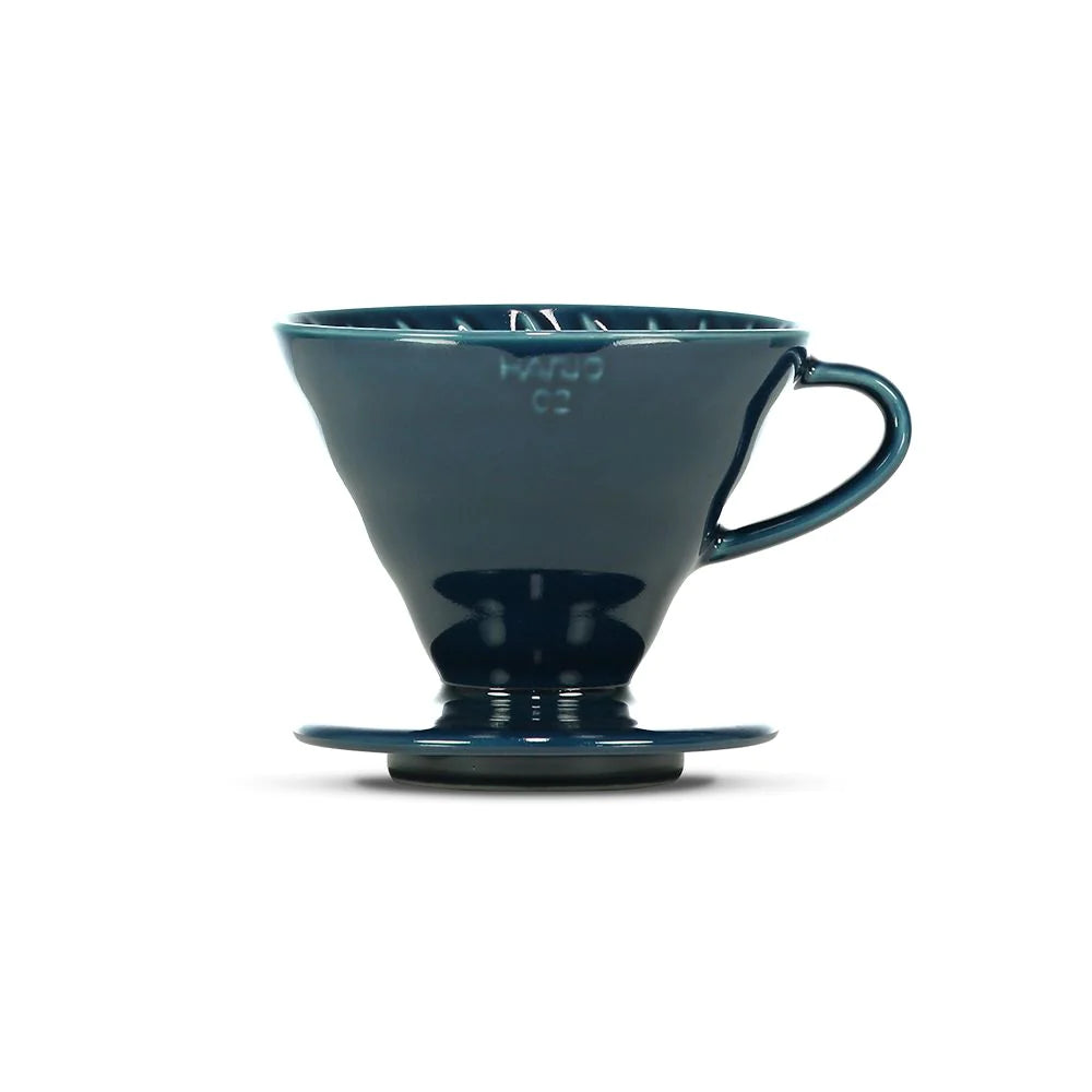 Hario V60 Ceramic Coffee Dripper Indigo Blue - Size 02
